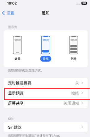 雄关区苹果售后维修中心分享iPhone手机收不到通知怎么办 