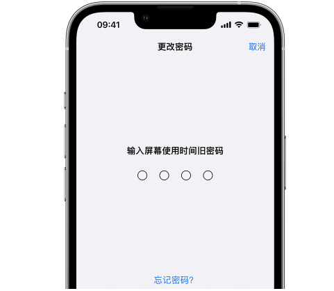 雄关区iPhone屏幕维修分享iPhone屏幕使用时间密码忘记了怎么办 