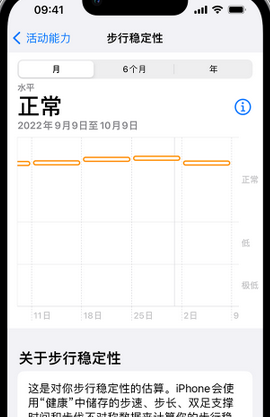 雄关区iPhone手机维修如何在iPhone开启'步行稳定性通知'