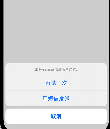 雄关区apple维修iPhone上无法正常发送iMessage信息