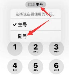 雄关区苹果14维修店分享iPhone 14 Pro Max使用副卡打电话的方法 